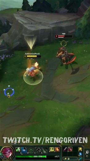 Lvl 1 solo k*ll into the "counterpick" - Riven ONLY to challenger on twitch.tv/rengoriven