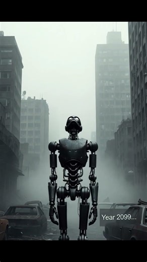 The Robot Was left alone in 2099 and the tv#robot