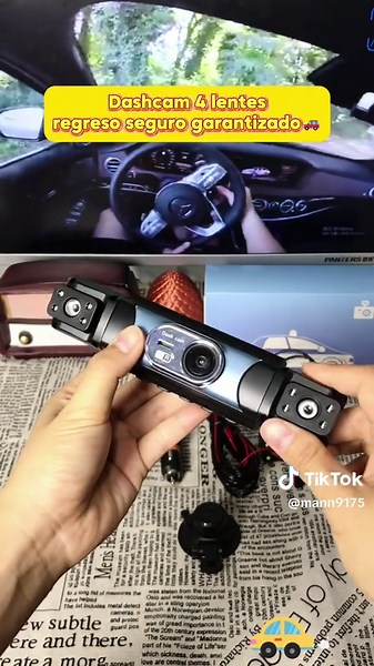 Tutorial de cómo instalar la dashcam o cámara de seguridad para tu auto.Esta cámara cuenta con 4 cámaras para grabar los 4 ángulos: adelante, atrás, izquierda y derecha.Graba en HD y también registra sonido.#DashCam #CarAccessories #4ChannelDashCam #carsafety