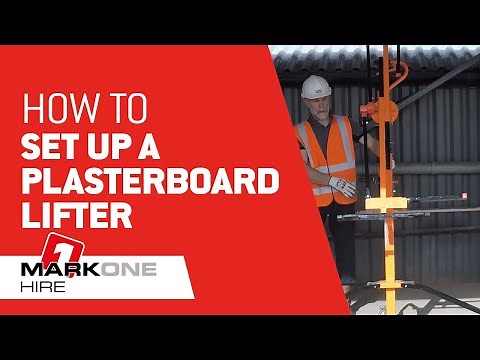 How to set up a Plasterboard Lifter - Roger Mondelin Levpano II | Mark One Hire
