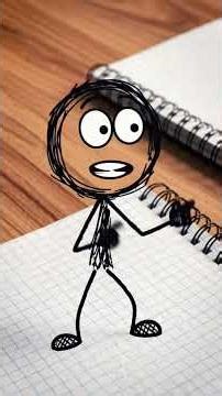 Pen and Notebook funny #animation #cartoon #music #pencildrawing #paperpencil #notecard #pencil