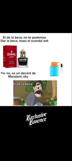 pero que buen perfume aún así 🔥🗣️ de venta en exclusive essence #perfume #decants #perfumes #fyp #kick