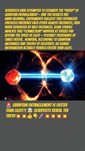 🚨 Quantum Entanglement is Faster Than Light?! 🤯 Scientists Reveal the Truth