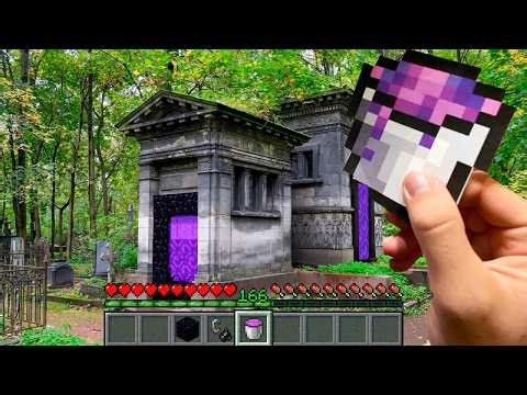Minecraft in Real Life POV POV ~ Realistic Nether PORTAL Texture Pack