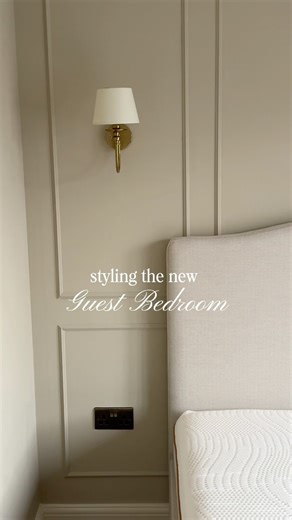 I’m SOO pleased with the new guest bedroom 🥹🤍✨🛌 #bedroom #homedecor #bedroomdesign #homeinterior