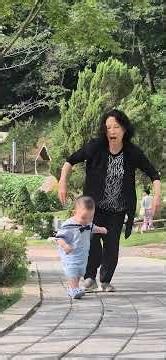 #Grandma getting angry at her 14-month-old baby