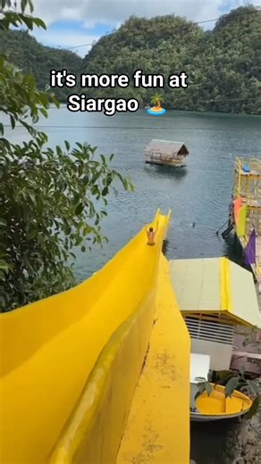 Sobrang Enjoy si beautiful girl sa Mahabang Water Slide 🌊😊 #siargaoisland #sohotoncove #highlightsシ゚ | Magsasakang Gala-vlogs Siargao