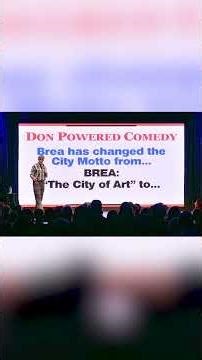 Who can write a better joke about Brea, CA? Me or AI? | Don McMillan Comedy