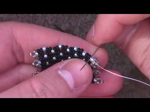 Learn the Basics of the Netting Stitch - A Beginner Beading Tutorial by Aura Crystals
