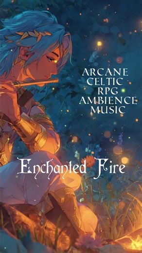 Enchanted Fire RPG MEDIEVAL CELTIC AMBIENT MUSIC #celticharp #fantasy #medievalambience #dnd