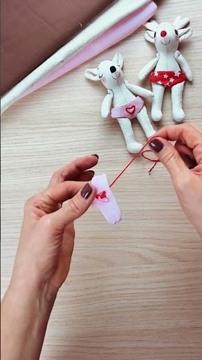 Mini Deer Doll PDF Pattern - Easy Sewing with Step-by-Step Tutorial