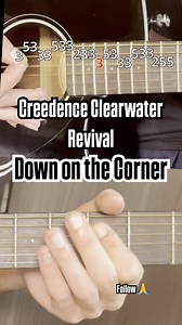 Creedence Clearwater Revival - Down on the Corner introduction #guitar #tutorial #creedenceclearwaterrevival #downonthecorner #guitartabs #guitarlessons #acoustic #guitarteacher #learn #howto #guitartutorial #oldsongs #music #easy #trending #viral #reels | Kaouflow