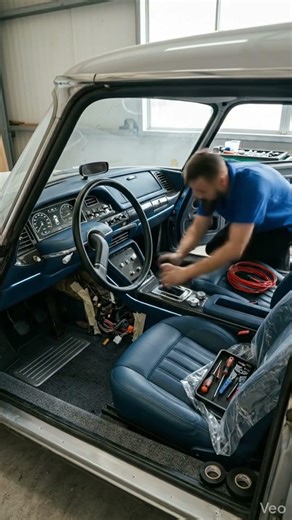 Satisfying Car Restoration: Old Interior Made New Again!