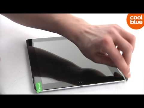 Hoe plak ik een screenprotecter op een Tablet