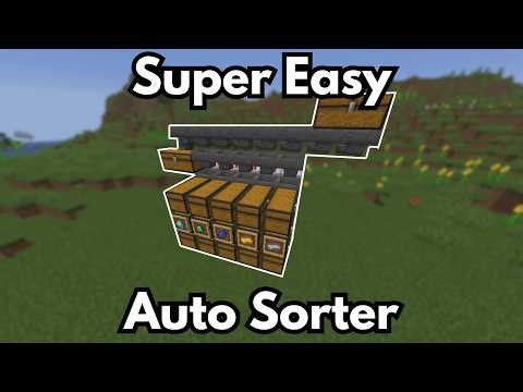 Automatic Item Sorter (Tutorial) -Minecraft 26.1/1.21+