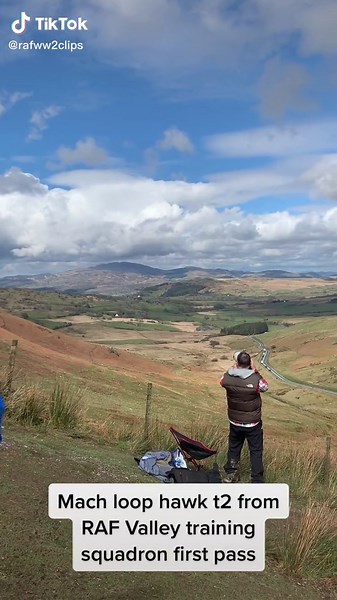 Mach Loop Hawk T2 RAF Valley Training Squadron First Pass