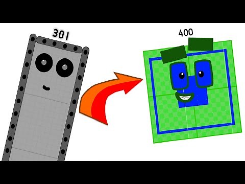 Numberblocks but it's Cartoonblocks 301 to 400