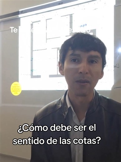 ¿Cómo debe ser el sentido de las cotas en arquitectura?