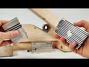 Slicing all my medium magnets with my new magnet separator | Magnetic Games