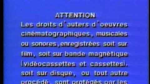 Warner Bros. FBI Warning Scroll (1982)