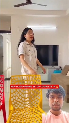NEW HOME GAMING SETUP COMPLETE 🎮🔥🎲 #priyalkukreja #shorts #ytshorts