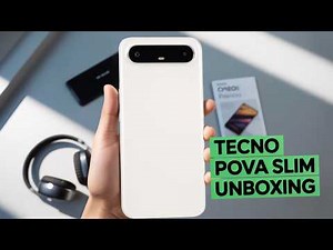 Tecno POVA Slim 5G Unboxing & First Look ⚡ World's Thinnest 5G! 5.95mm | 144Hz AMOLED | 50MP Camera