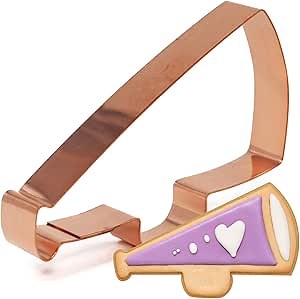 Cheerleading Megaphone Cookie Cutter 5 Inch Handcrafted in USA by The Fussy Pup