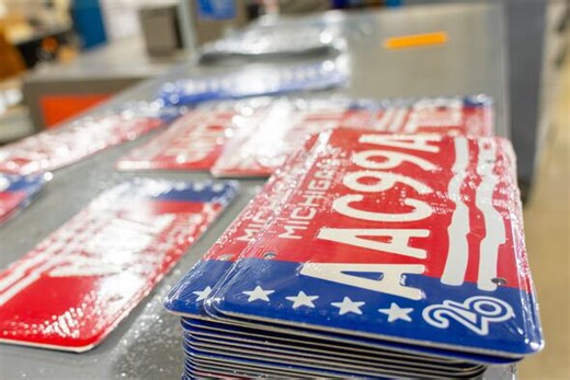 Michigan begins production of 250th anniversary license plates