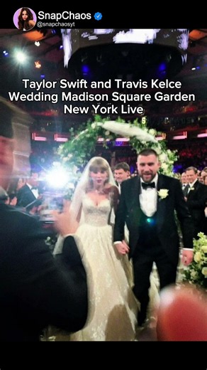 Taylor Swift and Travis Kelce Wedding Madison Square Garden New York Live #taylorswift #traviskelce