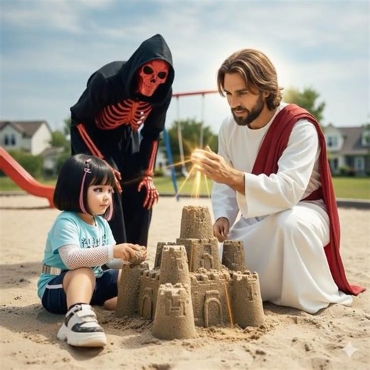 “His Light Spoke — Evil Turned to Rainbow Dust” 🌈✨אורו דיבר — והרוע הפך לאבק קשת