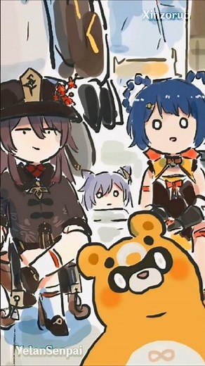 Flins Visits Liyue to Compete Against Varka [ Genshin Impact Comic ]