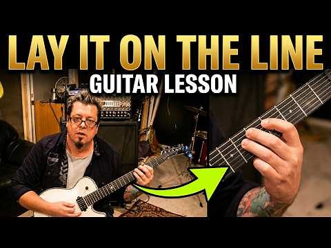 TRIUMPH - Lay It On The Line - Guitar Lesson by Mike Gross - How to play