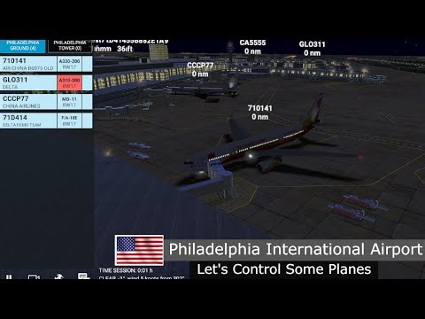 Realistic ATC Operations: Philadelphia (PHL) Ground & Tower | RFS Real Flight Simulator