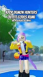 K-POP Demon Hunters OUTFIT CODES Rumi #roblox #robloxfyp #kpopdemonhunters #robloxoutfits