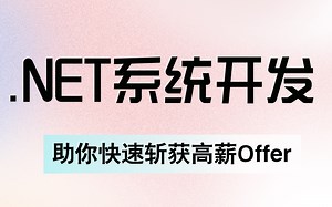 企业级.NET系统开发实战！微服务/高并发/手写源码项目全流程教学，配套面试指导，助你快速斩获高薪Offer！