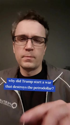 DOGE agency, crypto, tariffs, everything is aimed at destabilizing. The plan was always to destroy the American currency and create a constitutional crisis. #iran #war #trump #news