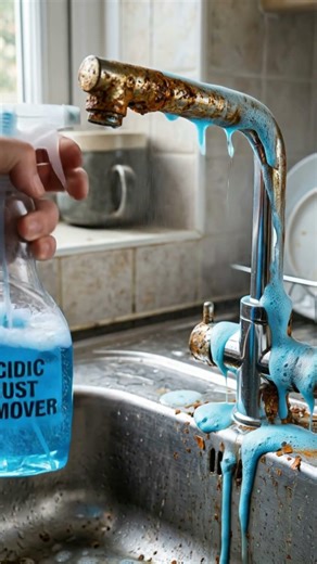 🔥 Satisfying Rust Removal on a Kitchen Tap (INSANE Transformation!)