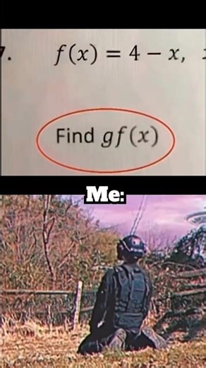 Find gf(x) 😭