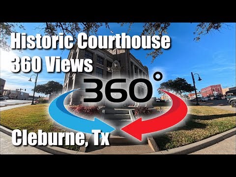 Historic Courthouse | 360° Views | Cleburne Texas