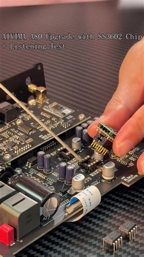 AIYIMA A80 Sound Test with SS3602 Op-Amp Rolling
