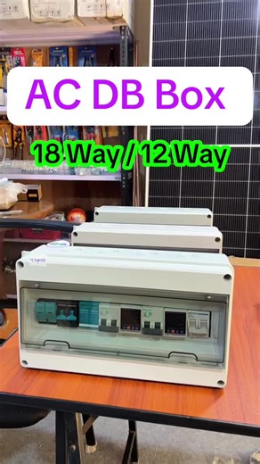 AC DC Compiner Box Overview: 18 Way and 12 Way Options