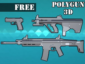 PolyGun Sample Pack | 3D Guns | Unity Asset Store