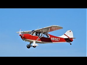Aeronca 7DC Champion Takeoff, Flyby, Landing and Taxi | YR. 1946 Taildragger