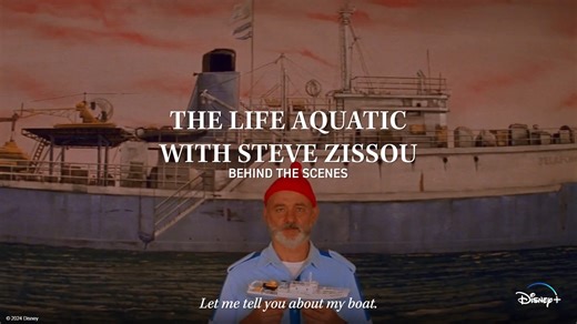 What would you do with a spare $900,000? Wes Anderson purchased a sub-hunter previously used during the Second World War for The Life Aquatic. Production teams spent months scouring the seas to find the right shape and sized boat that met Wes’ boat specifications. | Walt Disney Studios