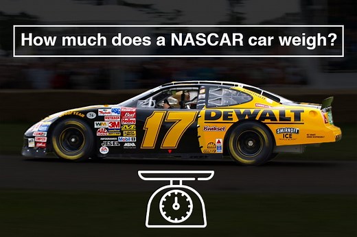 How much does a NASCAR car weigh? [Breakdown]