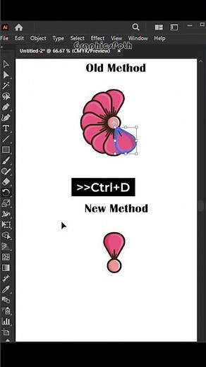 Easy Way to Repeat Objects in a Circle in Adobe Illustrator | Quick Design Trick #graphicspoth