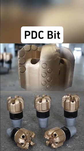 Close-up view of the details of the PDC drill bit #drillingtools #bits #drill #drillingsolutions