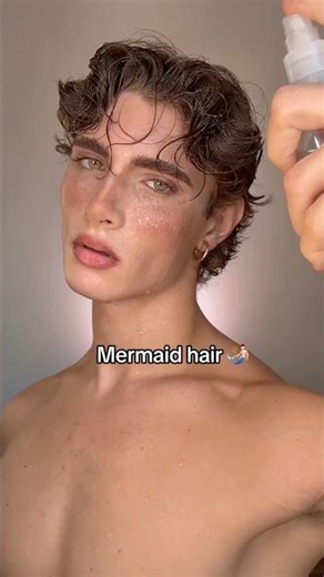 Mermaid hair #hairstyle #shorts