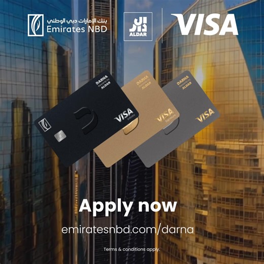 18 reactions · 21 shares | Your key to the city is here! Introducing the Emirates NBD Darna Visa Credit Card—unlock up to 10% back as Darna Points on spends across participating Aldar destinations. T&Cs apply. | Emirates NBD بنك الإمارات دبي الوطني | Facebook
