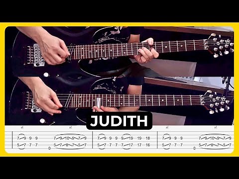 Judith - A Perfect Circle | Tabs | Guitar Lesson | Guitar Cover | Tutorial | All Guitar Parts